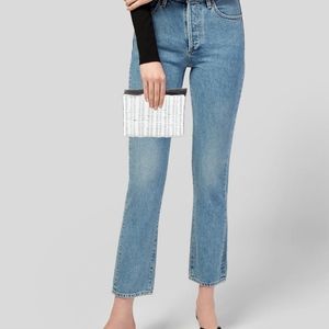 NWT Pamela Munson wicker Clutch